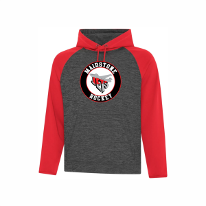 ATC ADULT HEATHER TWO TONE HOODED SWEATSHIRT - Crest