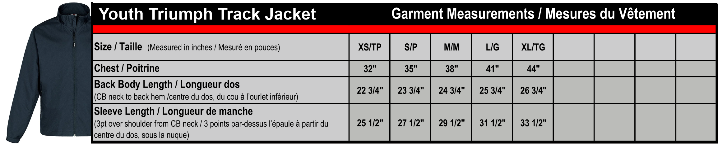 Youth Triumph track Jacket