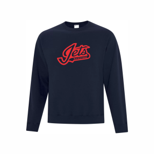 ATC ADULT FLEECE CREW SWEATSHIRT - JETS